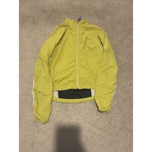IBEX Men's CLIMAWOOL Full Zip Merino Jacket Yellow Sz Medium